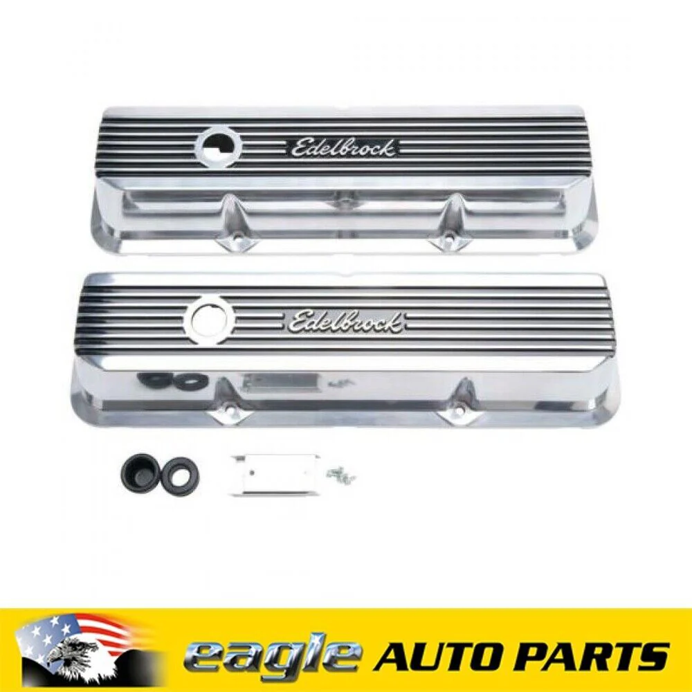 Edelbrock Rocker Covers Elite II Aluminum Ford FE V8 Big Block Engines # ED4277