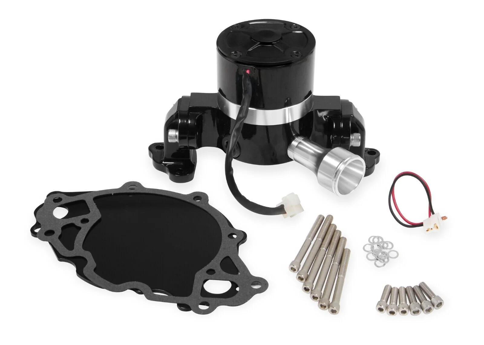 FORD 289 302 351 WINDSOR MR. GASKET ELECTRIC WATER PUMP  35GPM BLACK # MG7024BG