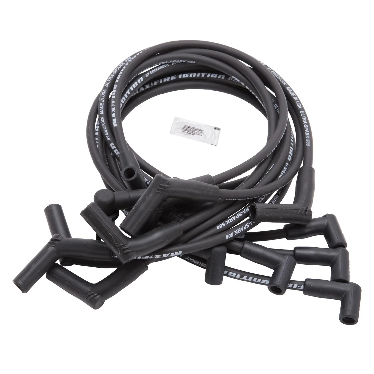 Ford 302 351 Windsor Edelbrock Max-Fire Ultra-Spark 500 Spark Plug Leads # ED22704