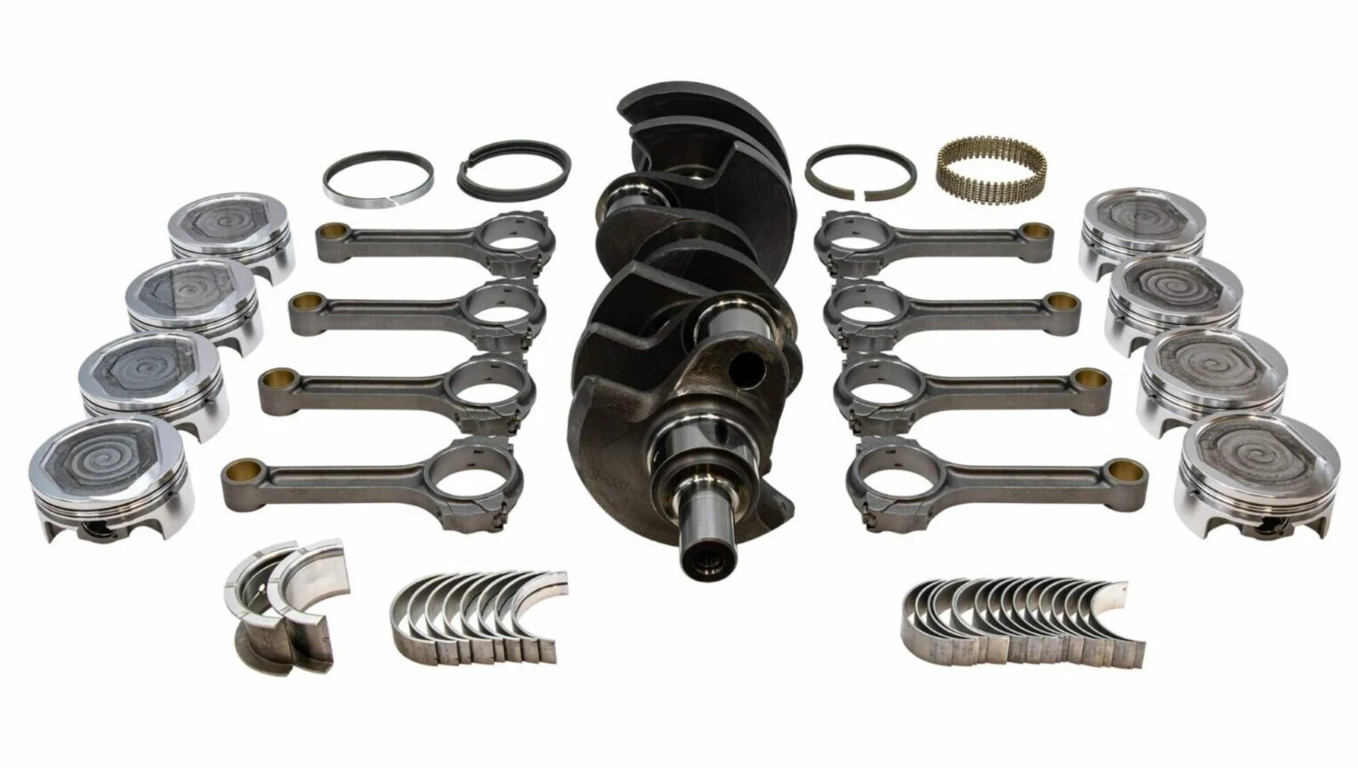 Ford 351 Cleveland Engine Scat 393 Cast Rotating Assembly Stroker Kit # 194412BE