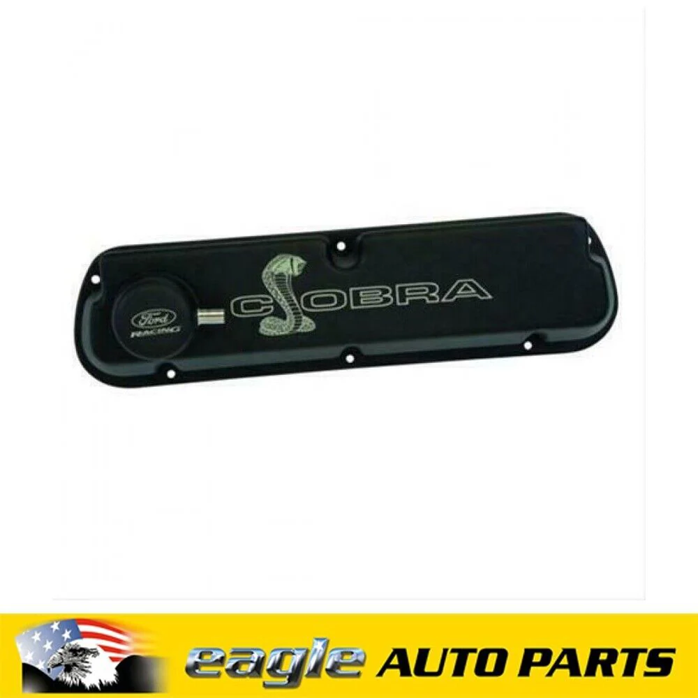 Ford Performance 289 302 351Windsor Cobra Aluminum Rocker Covers M-6582-LE302SBK - Image 2