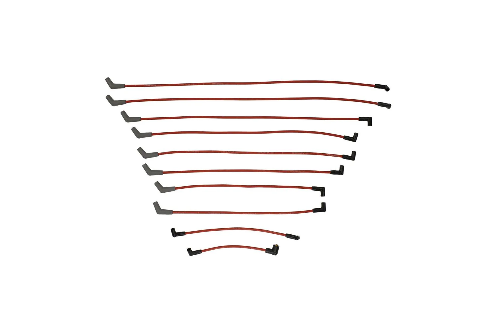 Ford Racing Ford 429 460 9mm Spark Plug Wire Ignition Leads Set # M-12259-R460