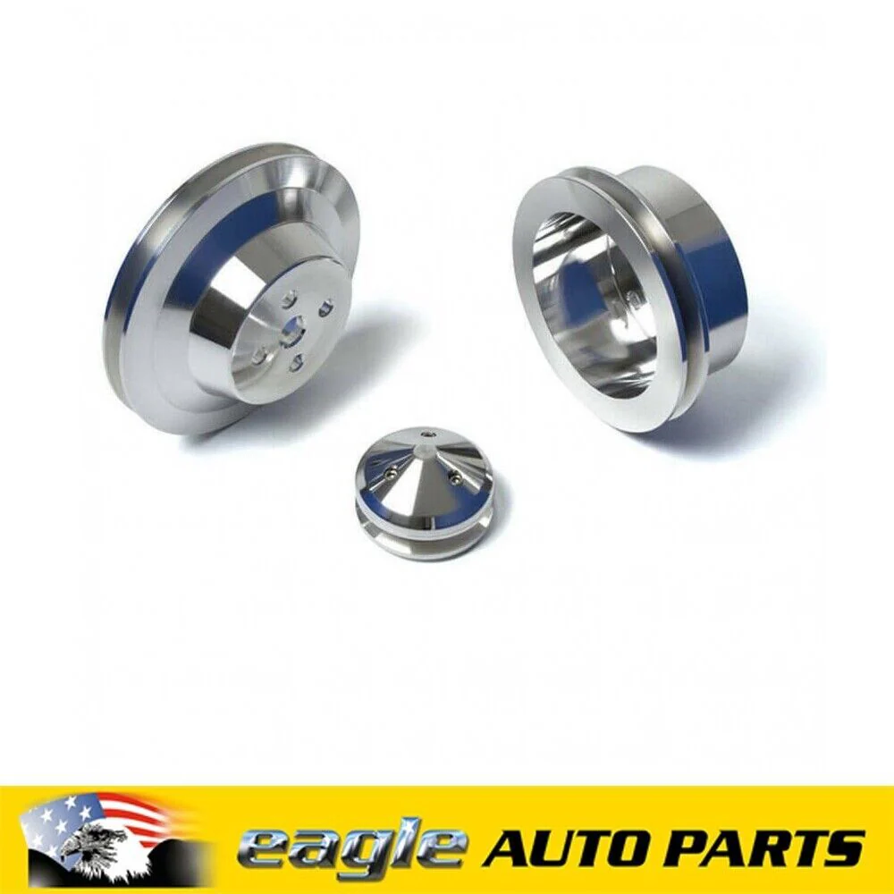 Ford Windsor / Cleveland CVF Billet Pulley Kit Suit L/H Water Pump # SBFL1KIT