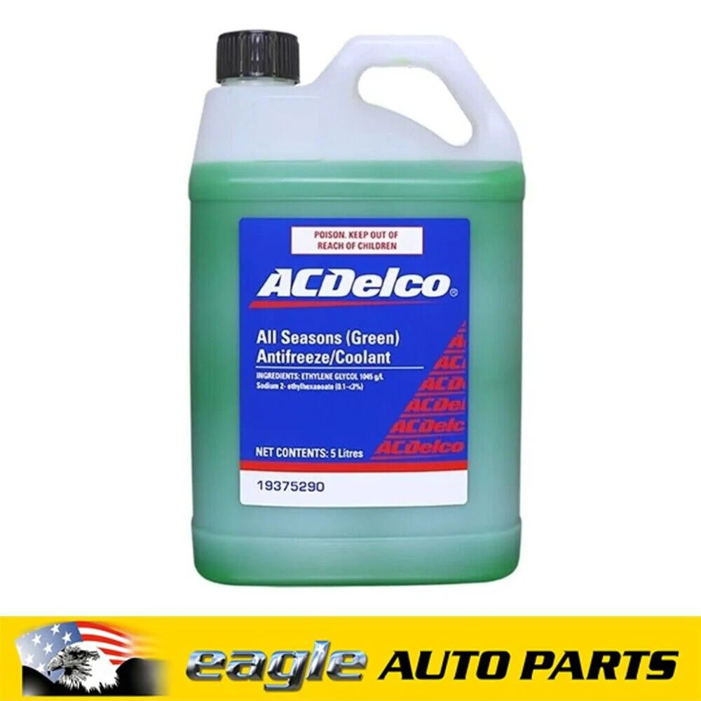 Genuine Holden ACDelco All Seasons Green Coolant 5Lt  # 19375290