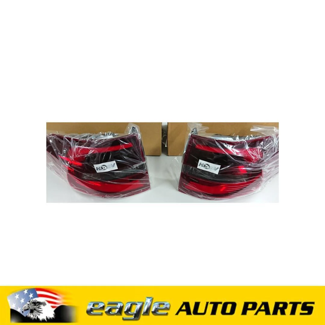 Holden Commodore SS SSV SV6 VE VF VFII HSV Wagon Dark Tail Lights x 2 Genuine - Image 2