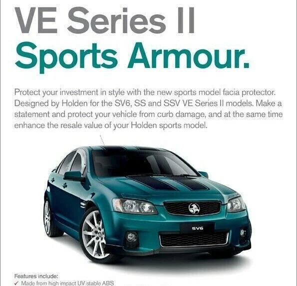 Holden Commodore VF Series 2 SV6 SS SSV Sports Armour Protector Front Spoiler - Image 3