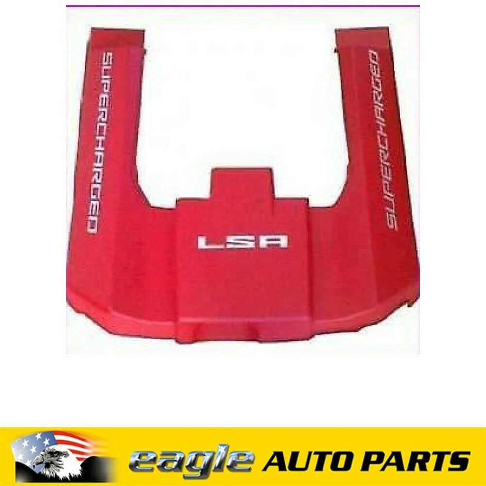 HOLDEN LSA 6.2LT SUPERCHARGED RED ENGINE COVER  # 12639443
