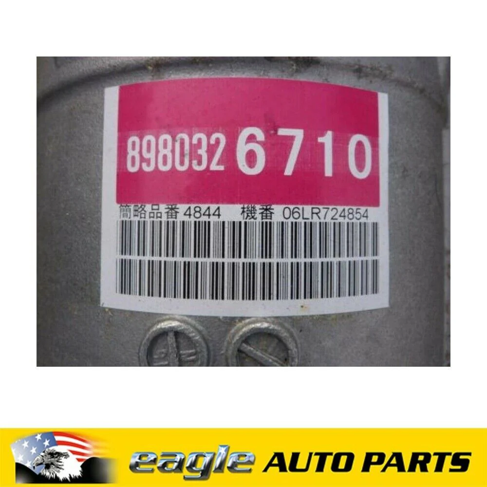 HOLDEN RA RODEO 4 X 2 AUTOMATIC TRANSMISSION 4JJ1 # 8980326710 - Image 4