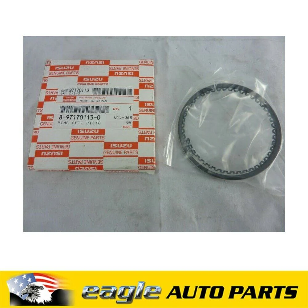 HOLDEN RODEO 97 98 6VD1 PISTON RING SET X 6 NOS GENUINE # 8971701130