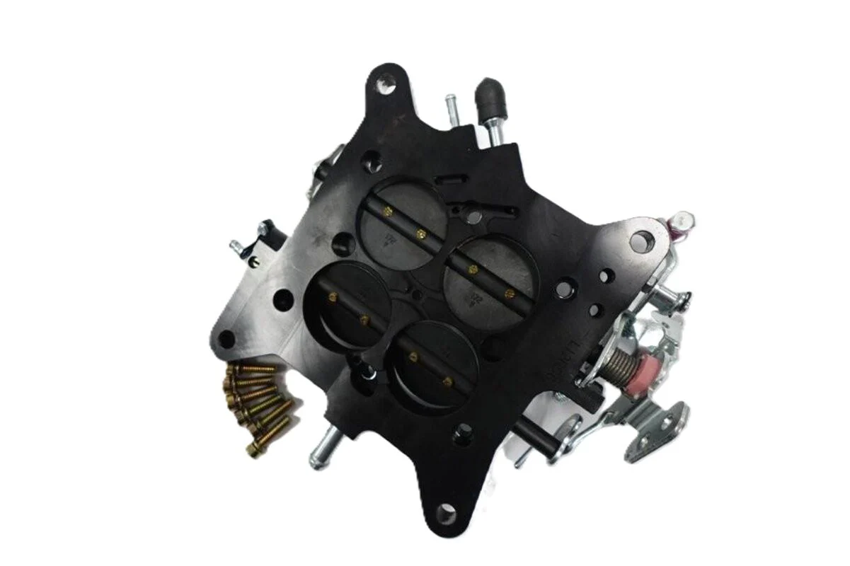 HOLLEY BRAWLER 650CFM CARBURETOR BLACK BASE PLATE TAKE OFF # 67207-BP-TO - Image 2