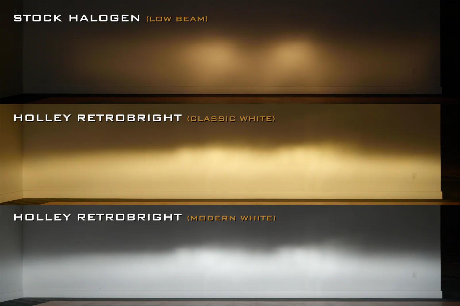 HOLLEY RETROBRIGHT LED FORWARD FACING HEADLIGHT - MODERN WHITE (5700K) # LFRB155 - Image 8