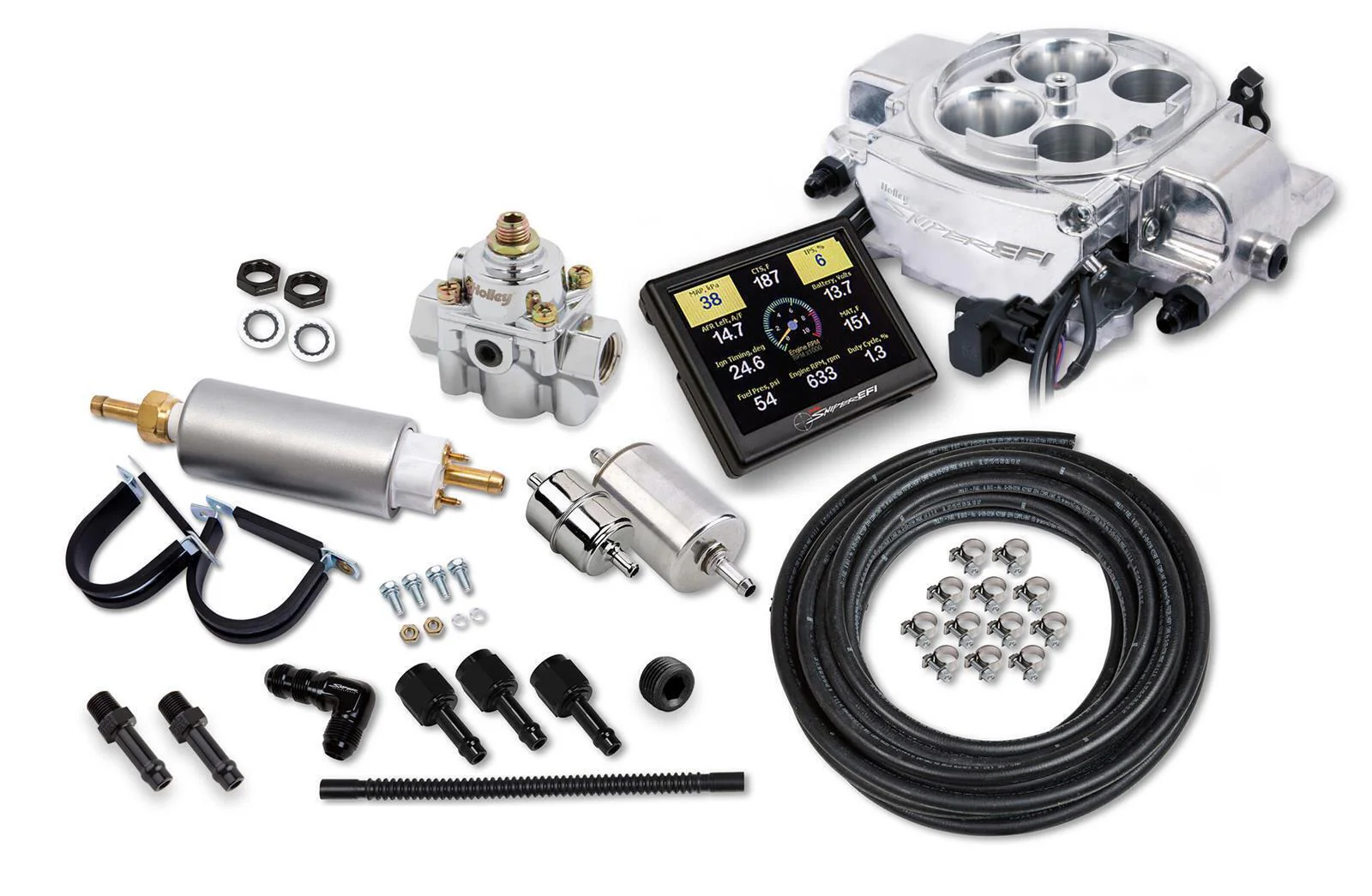 Holley Sniper EFI Quadrajet Self Tuning Fuel Injection System # HO550-867K