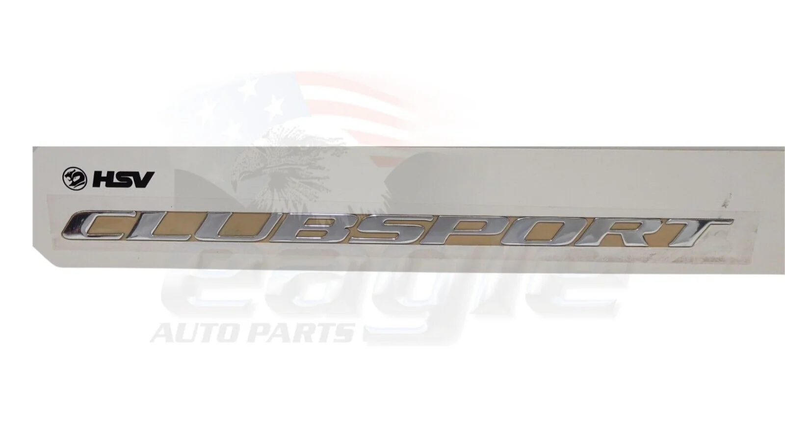 HSV Badge VY Clubsport Left Hand Chrome Genuine # E08-020603B8