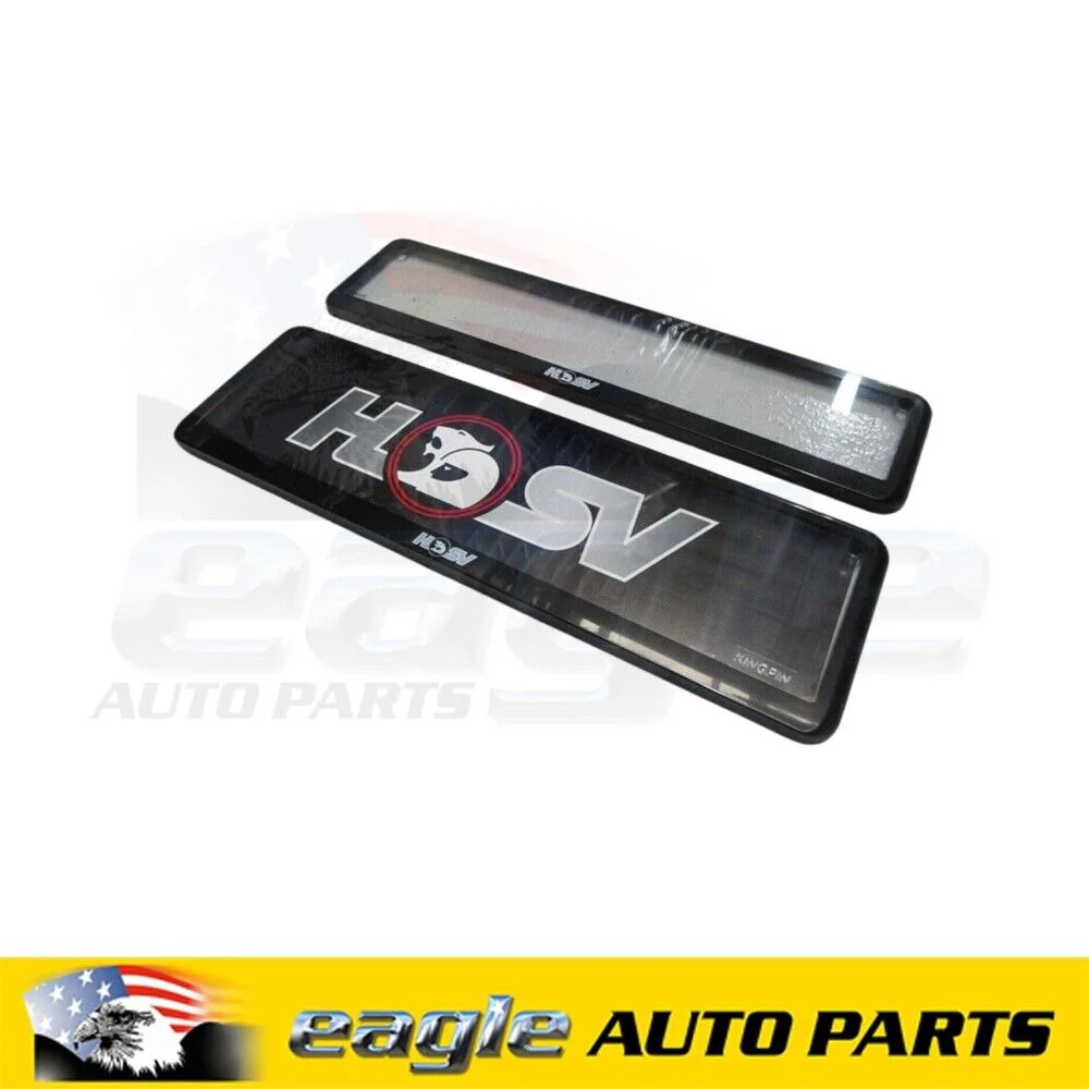 HSV Licence Plate Cover Set Genuine Slimline & Large Plates  # SPZ-300113 - Image 2