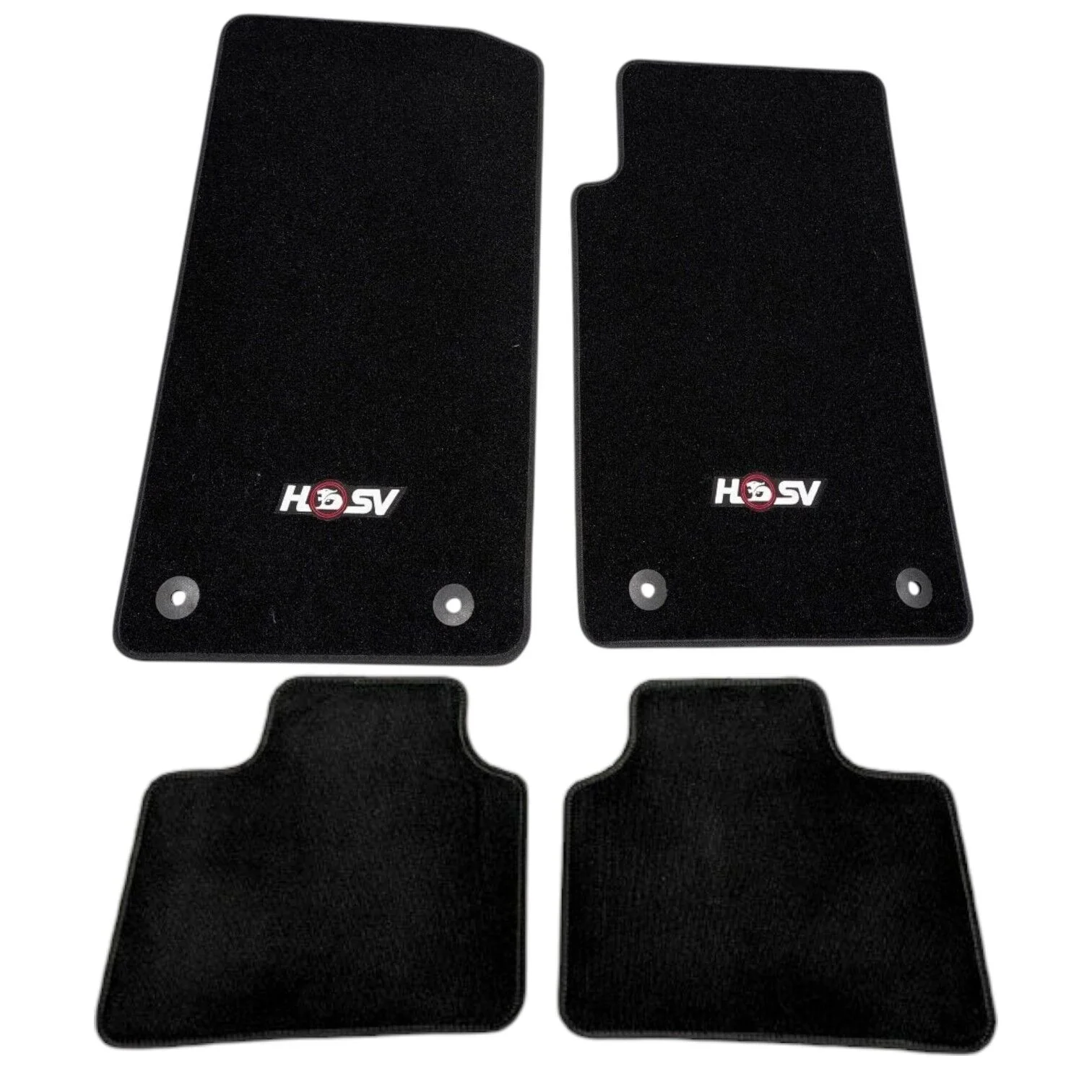HSV VE GTS Clubsport R8 Black Floor Mat Set Genuine HSV # SPZ-300249NY