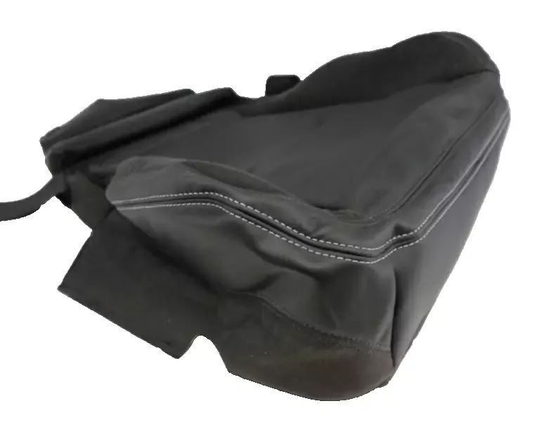 HSV VF CLUBSPORT RIGHT HAND FRONT SEAT BASE TRIM COVER JET BLACK LEATHER