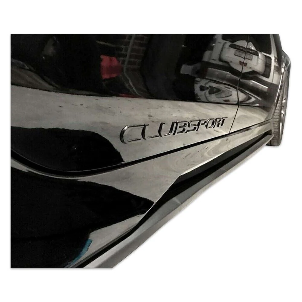 HSV VF GEN-F GENF2 Clubsport Rear Door Decal Badge Black Genuine # E08-100618BL - Image 2