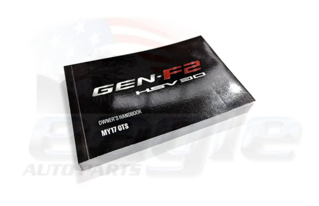 HSV VF GTS LSA Owners Manual Handbook Gen-F2 Genuine # 00A-160701