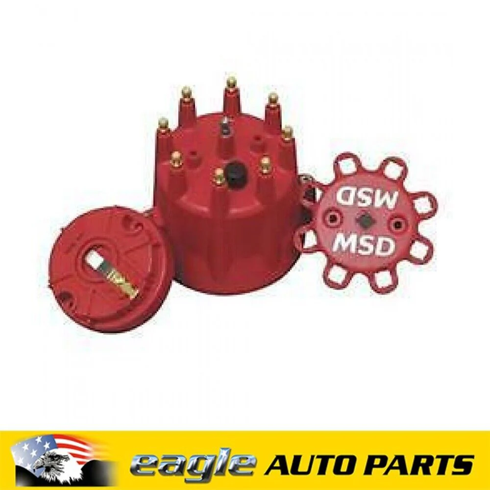 MSD Distributor Cap and Rotor Kit HEI Pro Billet V8 # MSD84335