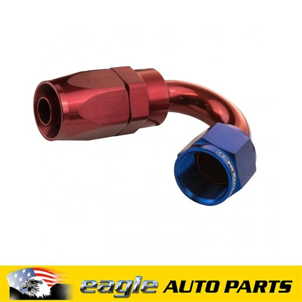 PFE Fittings 150 Degree Fitting Hose End -06AN Blue/Red # PFE105-06