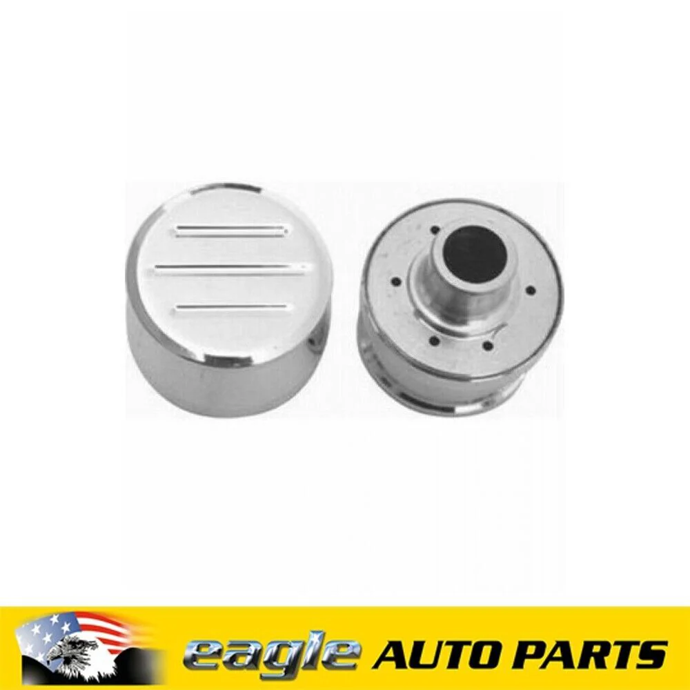 POLISHED ALUMINUM BREATHER CAP - BALL MILLED # R6101 - Image 2