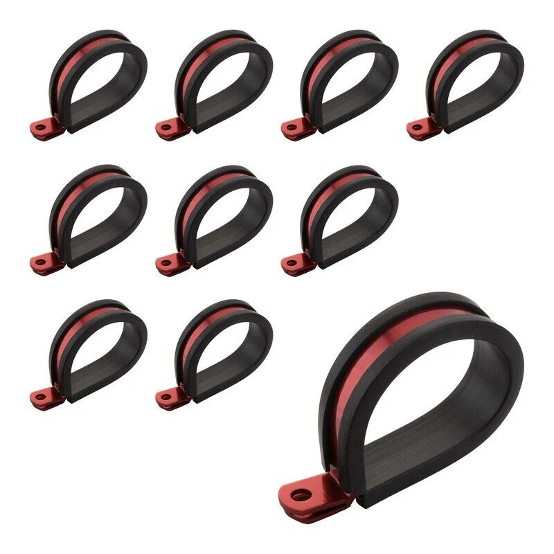 Proflow Cushioned Hose Mounting P-Clamp 9.5mm  Suit 3/8 tube 10 Pack PFE158-06R