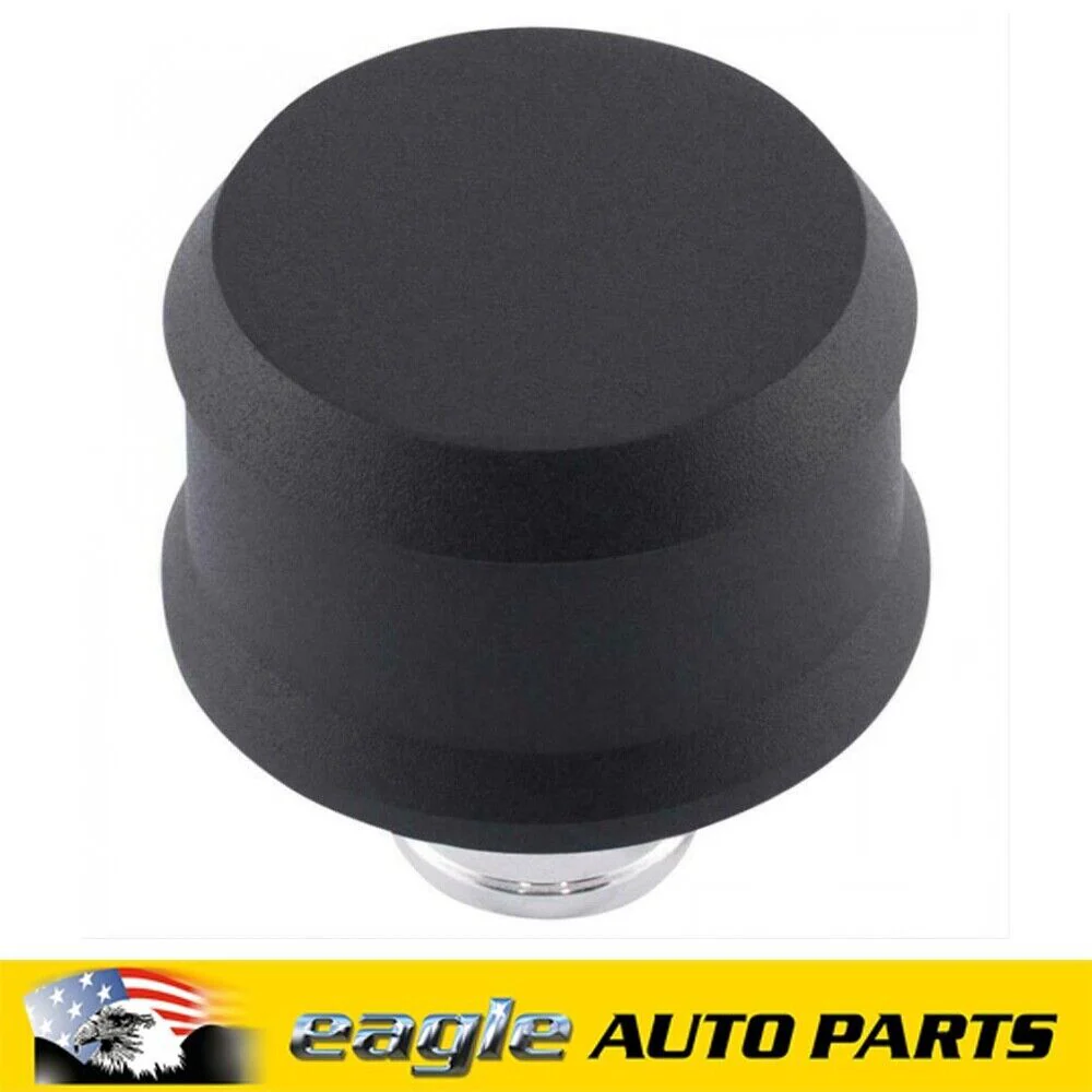 Proform Slant-Edge Black Aluminum Push-In Air Breather Cap  # 141-862