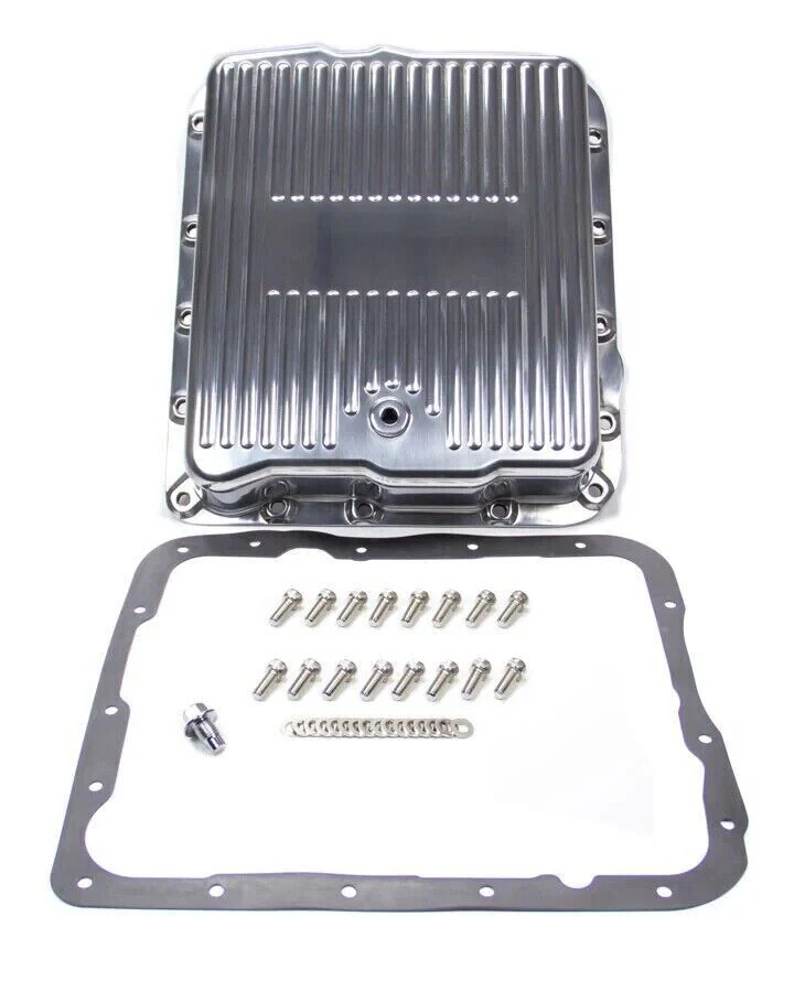 RPC CHEV TURBO 700 / 4L60 POLISHED ALUMINIUM TRANSMISSION PAN # R8493