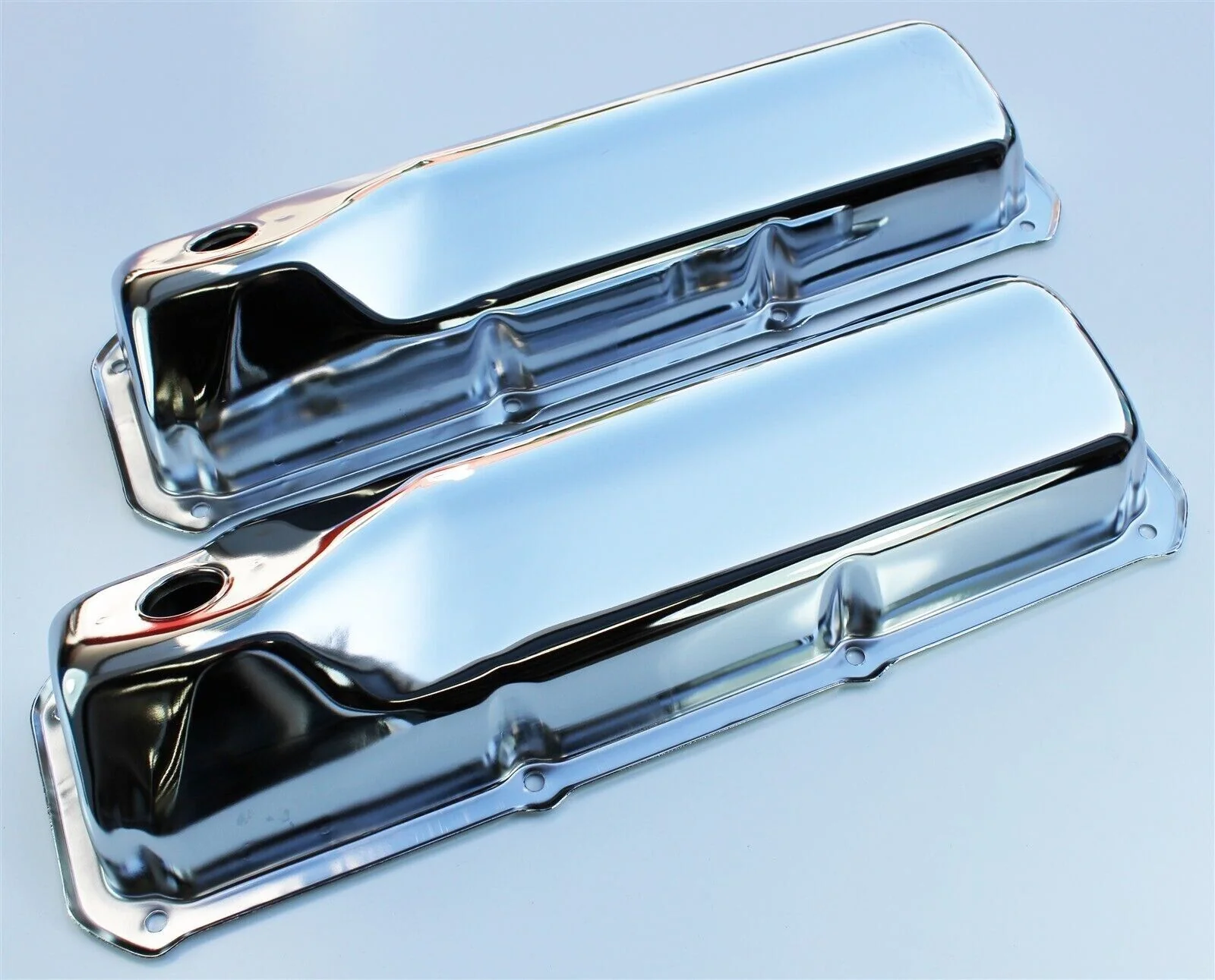 RPC FORD 302 351 400 CLEVELAND CHROME ROCKER COVERS # R9295