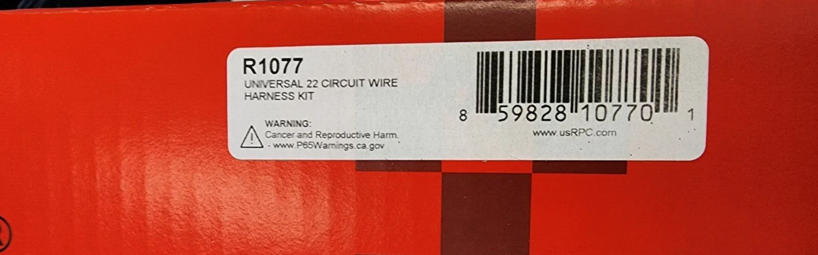 RPC UNIVERSAL 22 CIRCUIT WIRE HARNESS KIT # R1077 - Image 2