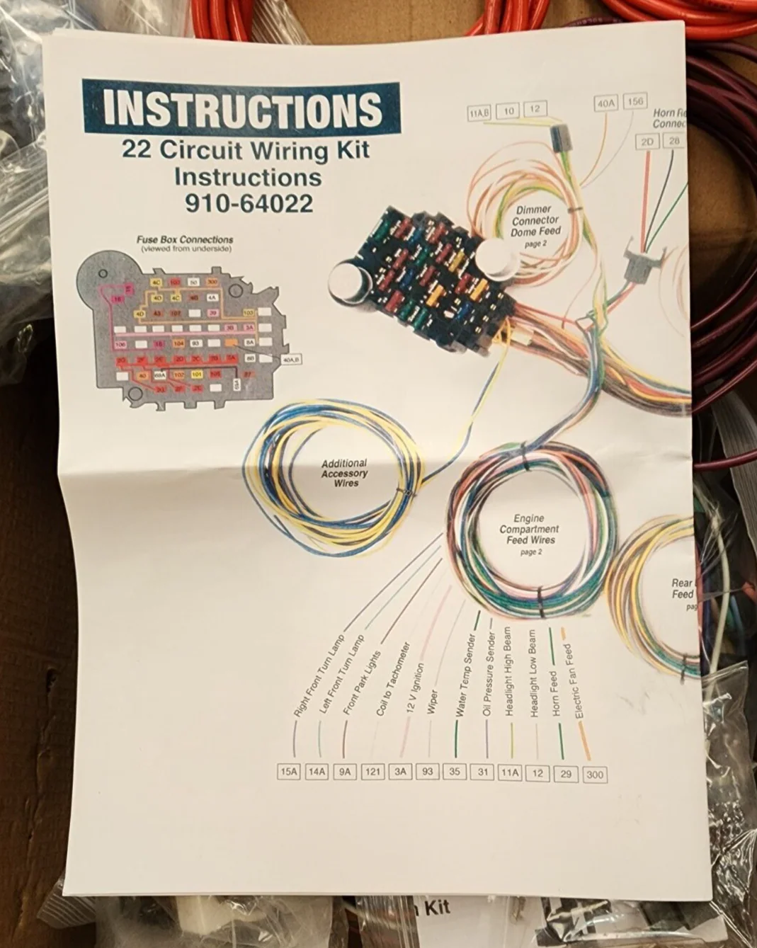 RPC UNIVERSAL 22 CIRCUIT WIRE HARNESS KIT # R1077 - Image 7