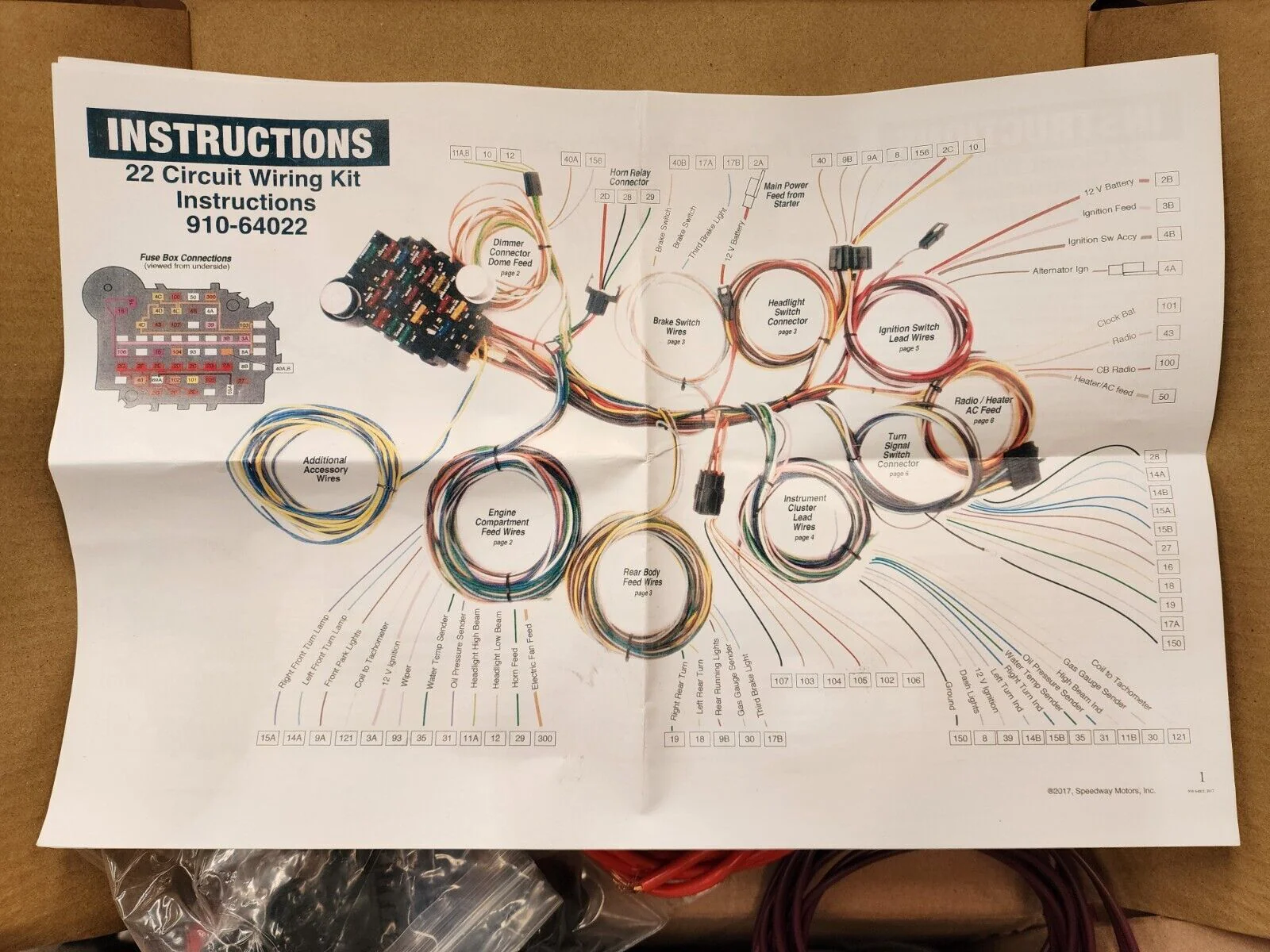 RPC UNIVERSAL 22 CIRCUIT WIRE HARNESS KIT # R1077 - Image 8