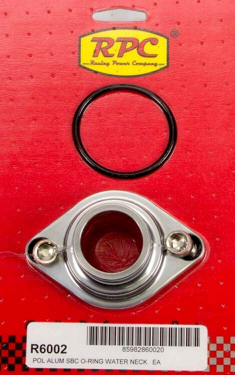 RPC Water Neck Polished Aluminum O-Ring Chev SBC BBC 350 454 # R6002