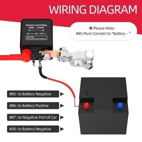Universal Remote Disconnect Battery & Starter Kill Switch # WM686 - Image 5