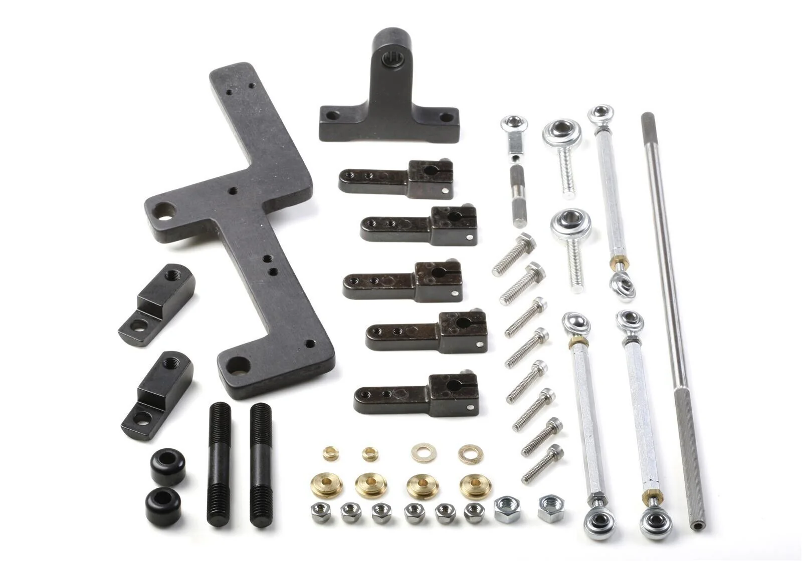 Weiand Twin Carburetor Sideways Mounted Blower Kit Throttle Linkage # WEI7166