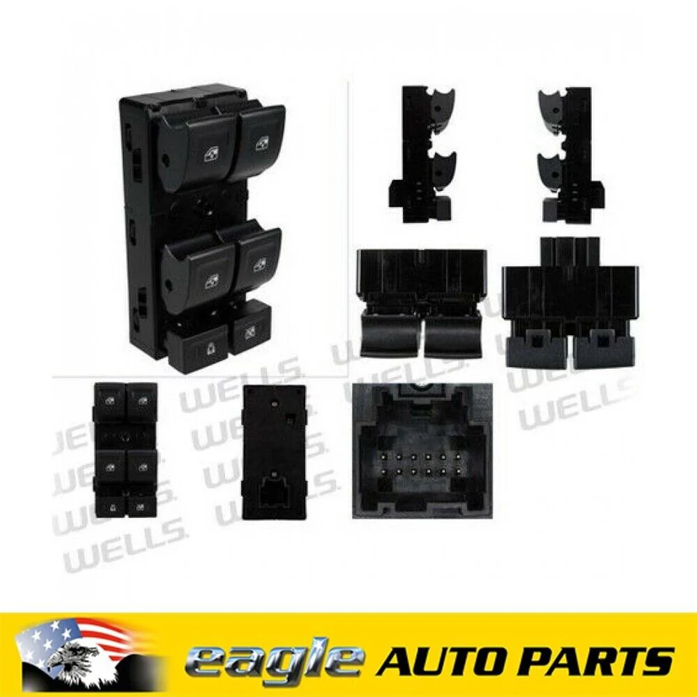 Wells Door Window Master Switch 2014 - 2016 Chev GMC Trucks Various  # SW10988